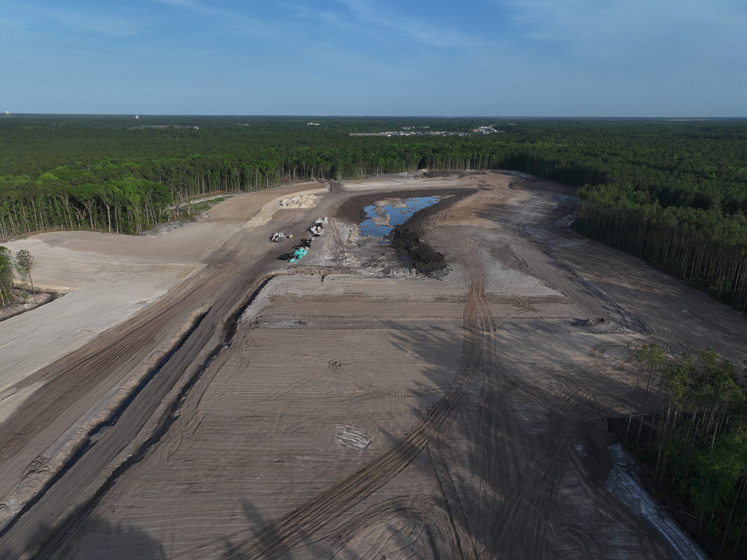 Picture of the new neighborhood being built