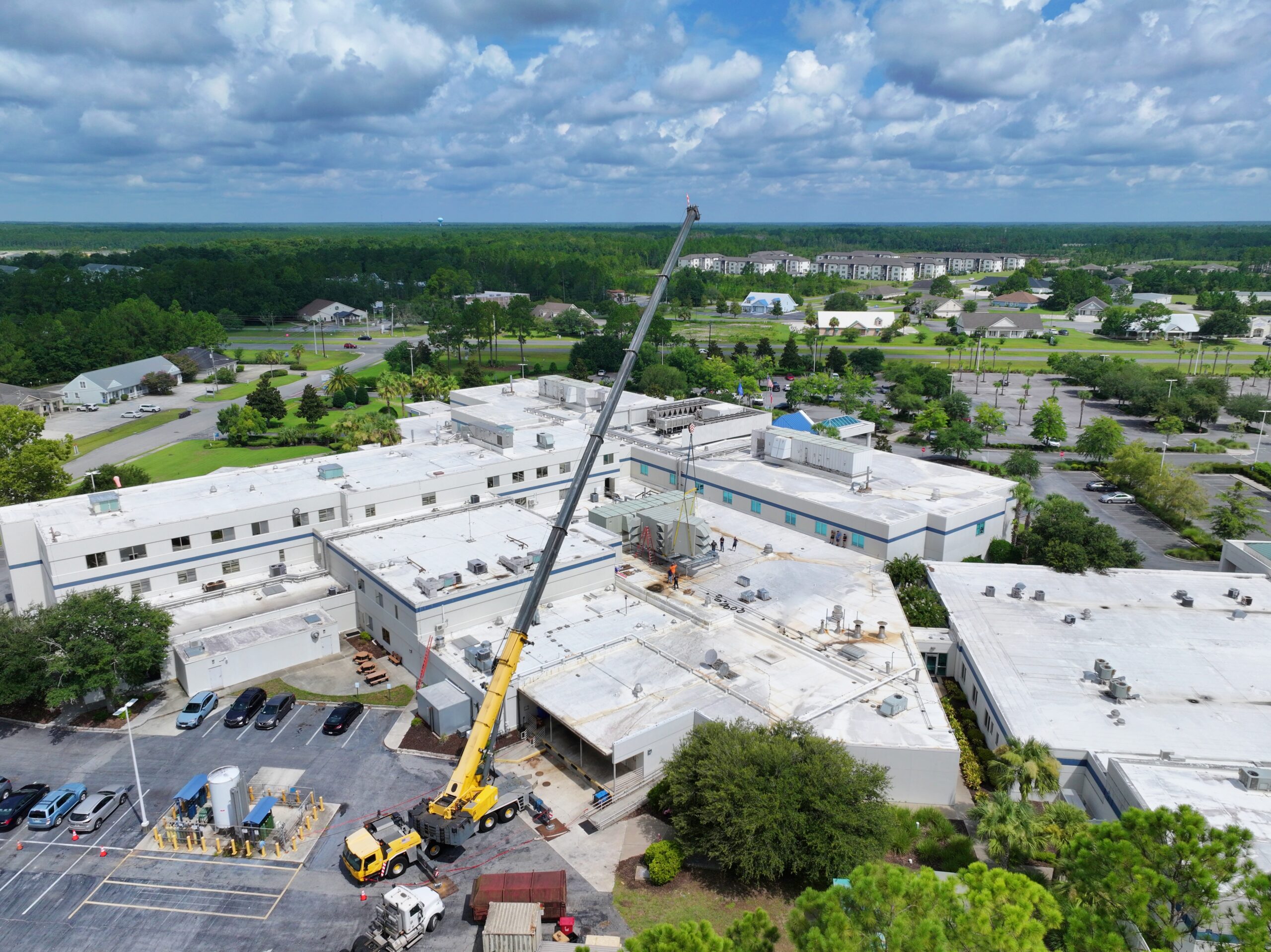 Crane at the Southeast Georgia Health System Camden Campus